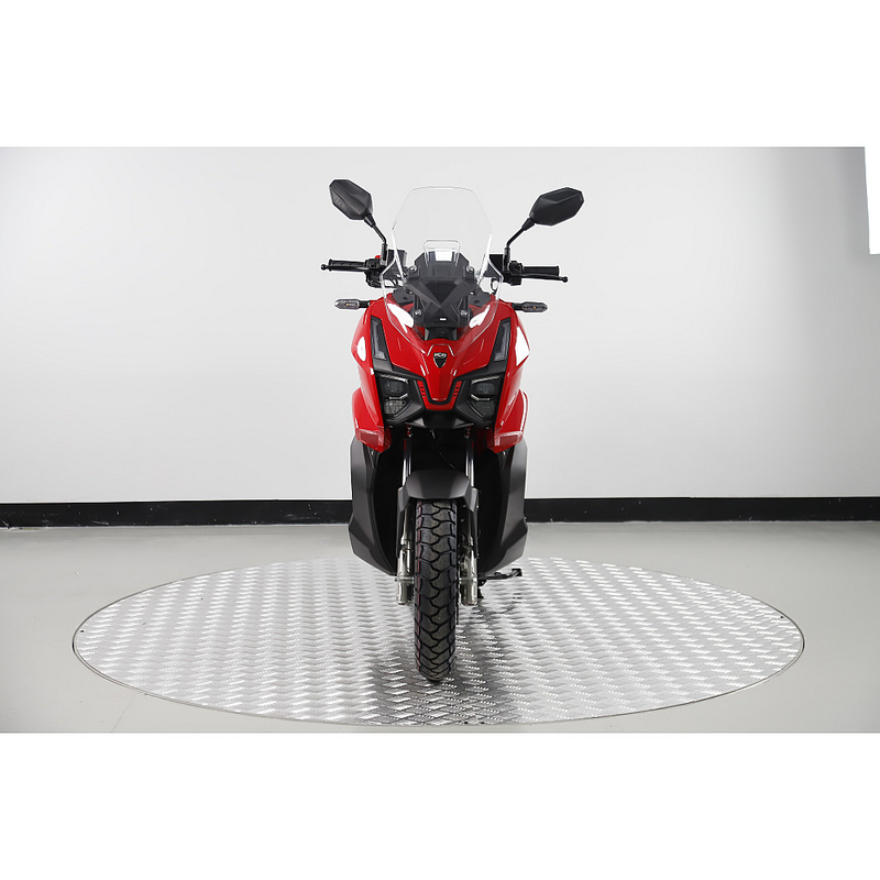 Scuter RDB ADV II motor benzina 4T 125 cmc viteza 95 km/h necesita permis culoare albastru