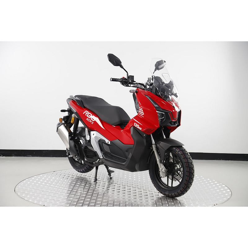 Scuter RDB ADV II motor benzina 4T 125 cmc viteza 95 km/h necesita permis culoare negru