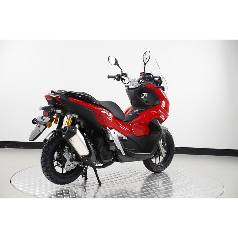 Scuter RDB ADV II motor benzina 4T 125 cmc viteza 95 km/h necesita permis culoare negru