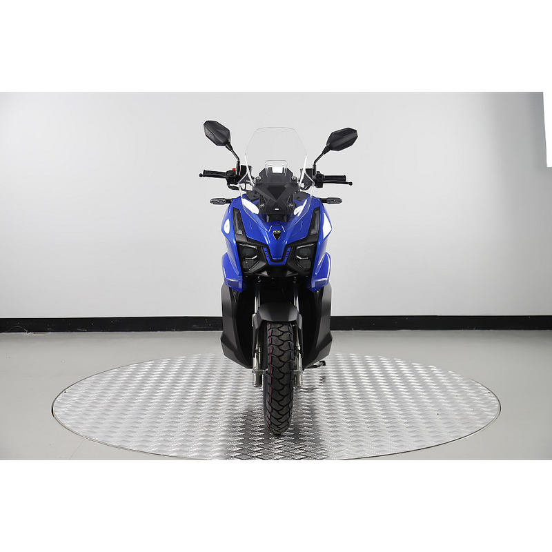 Scuter RDB ADV II motor benzina 4T 125 cmc viteza 95 km/h necesita permis culoare albastru