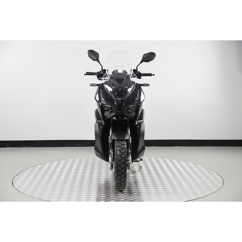 Scuter RDB ADV II motor benzina 4T 125 cmc viteza 95 km/h necesita permis culoare negru