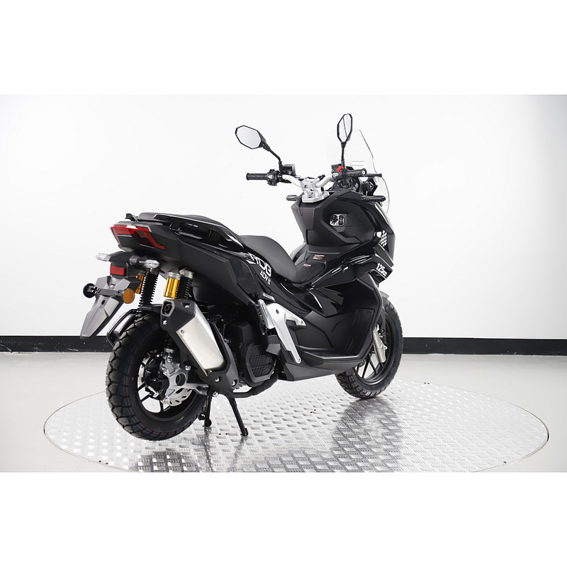 Scuter RDB ADV II motor benzina 4T 125 cmc viteza 95 km/h necesita permis culoare albastru