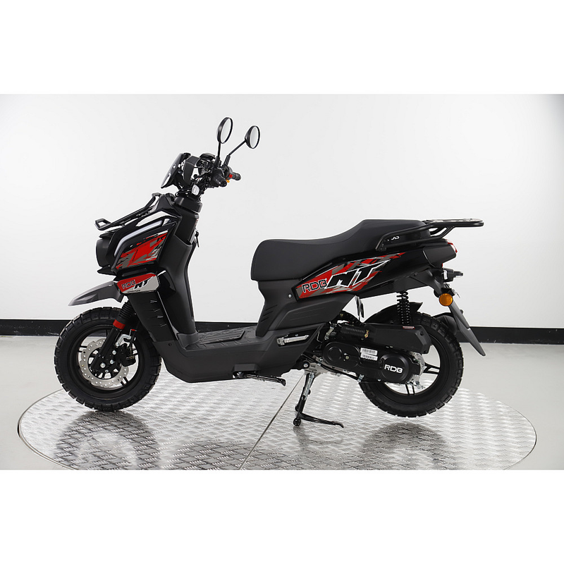 Scuter RDB MT motor 3.3 CP benzina 4T 50 cmc viteza 45 km/h necesita permis culoare portocaliu