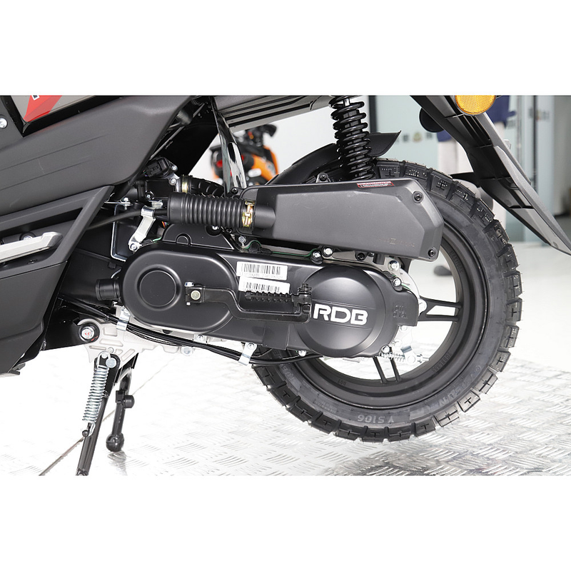 Scuter RDB MT motor 3.3 CP benzina 4T 50 cmc viteza 45 km/h necesita permis culoare portocaliu