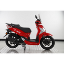 Scuter RDB SPRINT motor 8.3CP benzina 4T 125 cmc viteza 85 km/h necesita permis culoare rosu