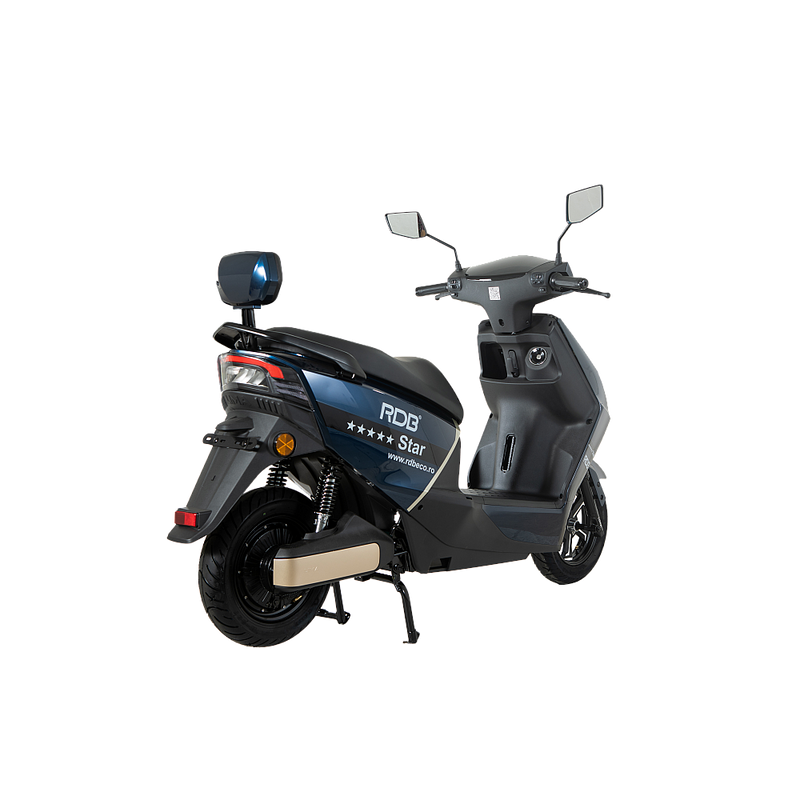 Scuter electric RDB STAR 2000W fara permis 25 km/h rosu