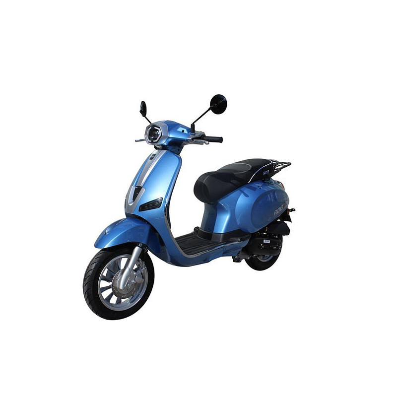 Scuter RDB Milan III  putere 2.4kW benzina 4T 50cmc viteza 45km/h necesita permis-Negru
