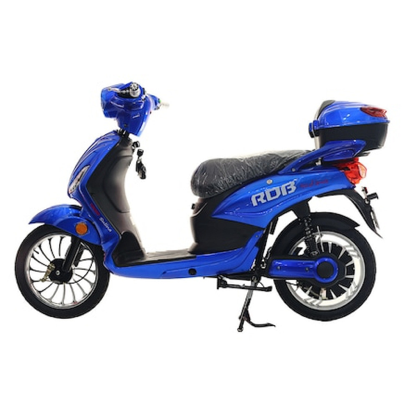Scuter electric RDB Sulina motor 500W viteza 25km/h autonomie 50km fara permis-Albastru inchis