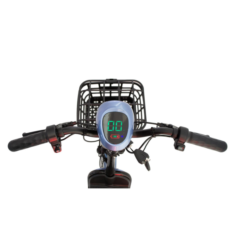 Scuter electric RDB ELEGANT motor 250W viteza 25km/h autonomie 35km fara permis-Albastru