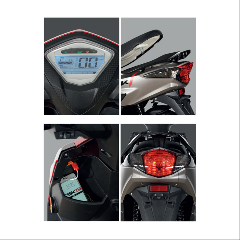Scuter electric RDB-MT3 motor 2600W viteza 45km/h autonomie 60km necesita permis