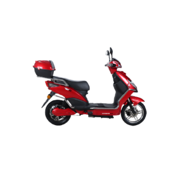 Scuter electric RDB Eco Rider MX Plus putere 1000 W viteza 25km/h autonomie 60km fara permis-Rosu