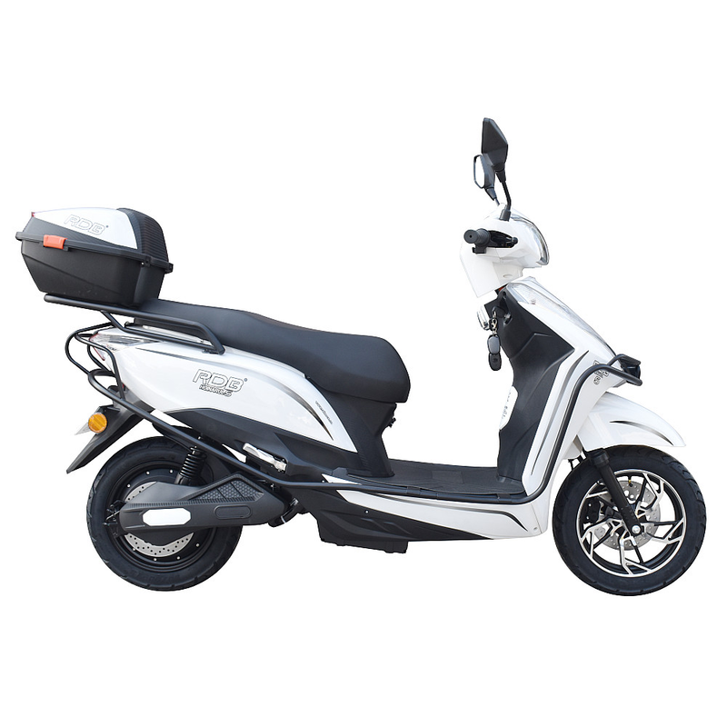 Scuter electric RDB HOINARUL V 2000W fara permis 25 km/h autonomie 120 km culoare albastru