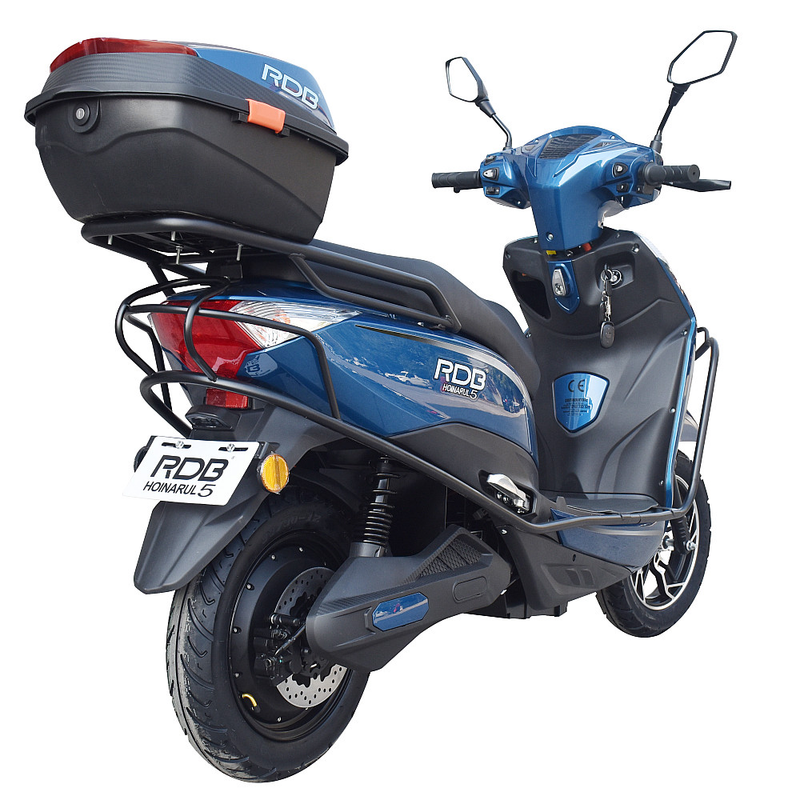 Scuter electric RDB HOINARUL V 2000W fara permis 25 km/h autonomie 120 km culoare negru