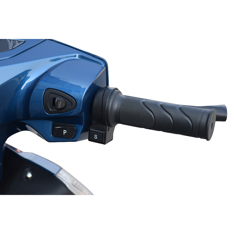 Scuter electric RDB HOINARUL V 2000W fara permis 25 km/h autonomie 120 km culoare albastru