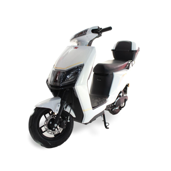 Scuter electric RDB REE-1500 putere 1000W viteza 25km/h autonomie 70km fara permis-Alb