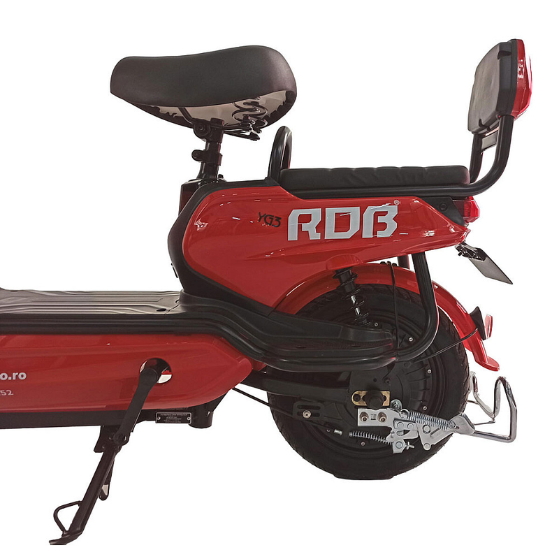 Scuter electric RDB YG3 putere 250W viteza 25km/h autonomie 45km fara permis-Rosu