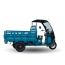 Tricicleta electrica RDB XM-KLASS semicabina fara permis 1500W 25 km/h 72V45Ah autonomie 70 km bena rabatabila culoare rosu