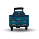 Tricicleta electrica RDB XM-KLASS semicabina fara permis 1500W 25 km/h 72V45Ah autonomie 70 km bena rabatabila culoare gri