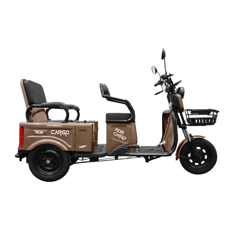 Tricicleta electrica RDB CARGO fara permis 2000W 25km/h negru