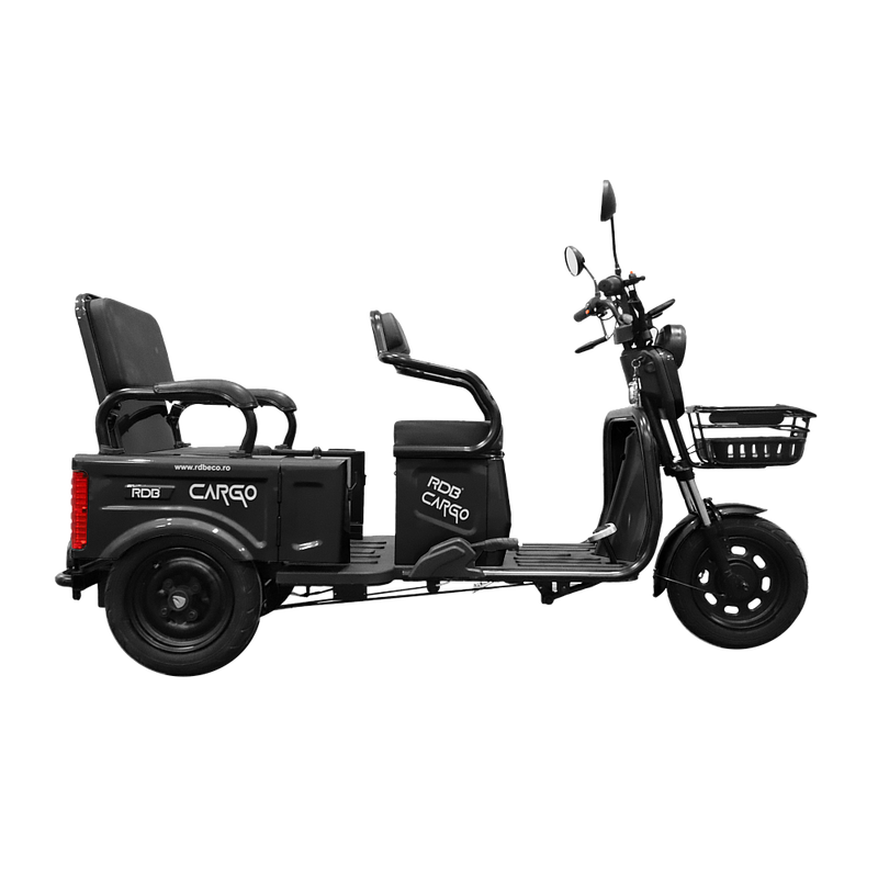 Tricicleta electrica RDB CARGO fara permis 2000W 25km/h albastru