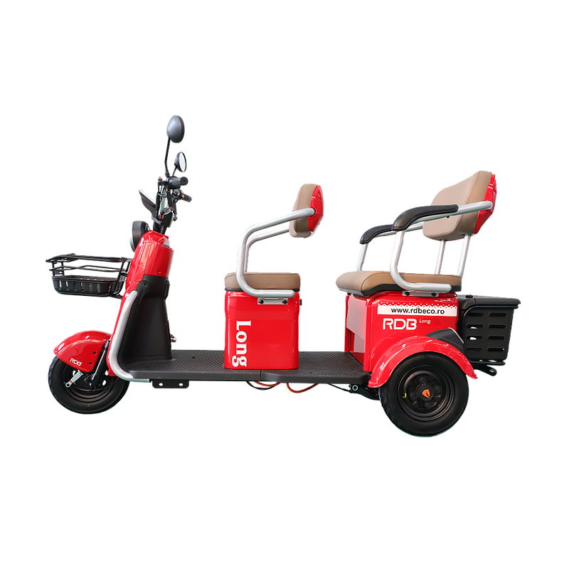 Tricicleta electrica RDB LONG fara permis 2000W 25km/h negru