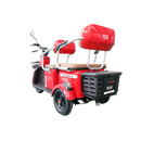 Tricicleta electrica RDB LONG fara permis 2000W 25km/h rosu