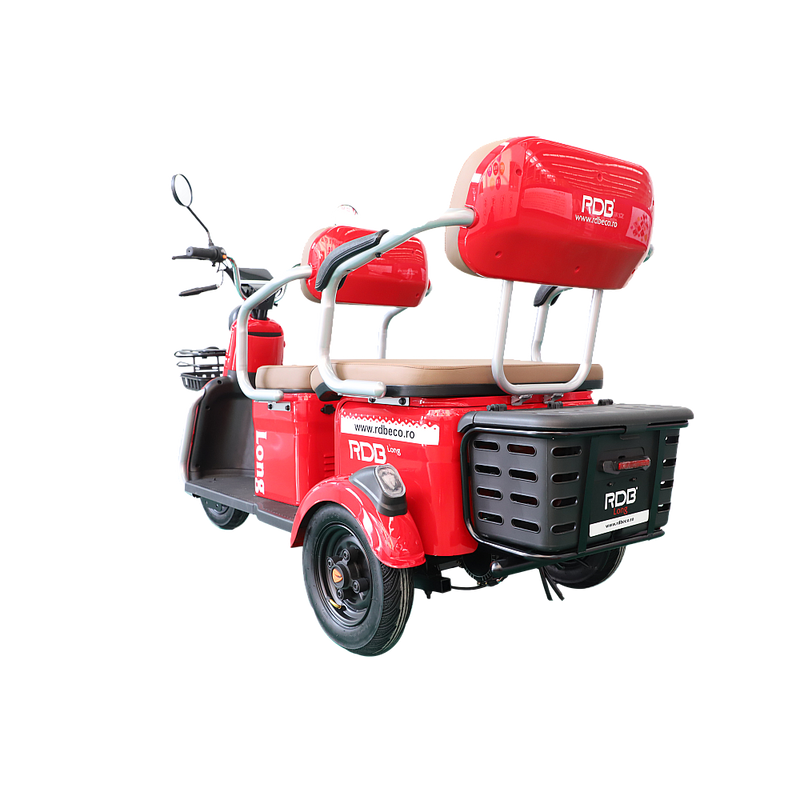 Tricicleta electrica RDB LONG fara permis 2000W 25km/h negru