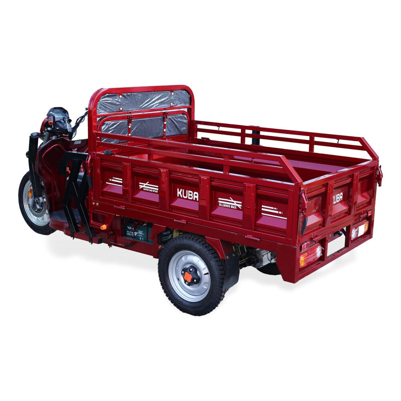 Tricicleta electrica RDB GL18000 motor 1500W viteza 25km/h autonomie 45km basculabila fara permis-Rosu