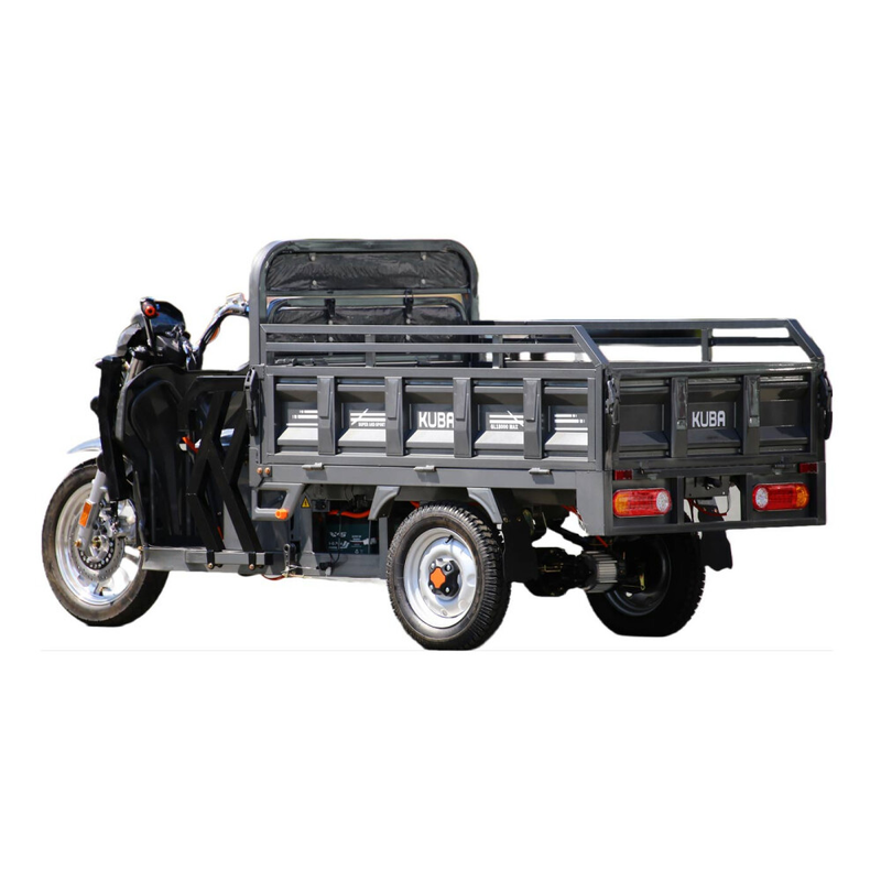 Tricicleta electrica RDB GL18000 motor 1500W viteza 25km/h autonomie 45km basculabila fara permis-Gri