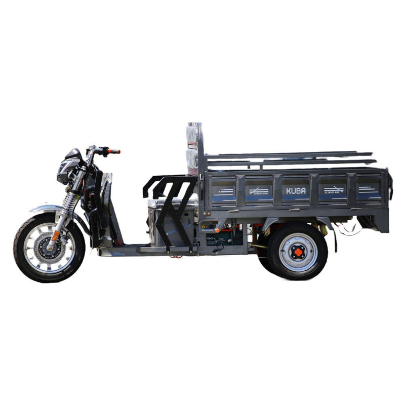 Tricicleta electrica RDB GL18000 motor 1500W viteza 25km/h autonomie 45km basculabila fara permis-Rosu