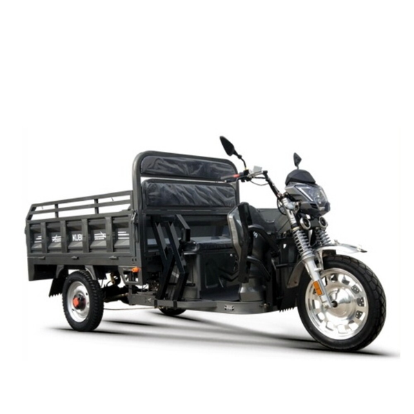 Tricicleta electrica RDB GL18000 motor 1500W viteza 25km/h autonomie 45km basculabila fara permis-Gri