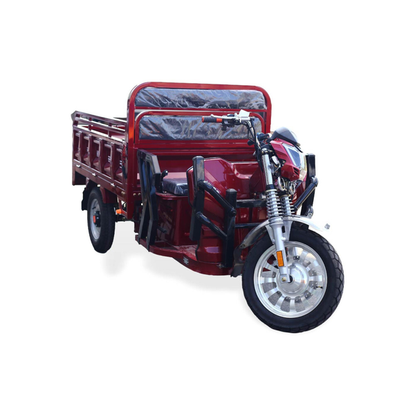 Tricicleta electrica RDB GL18000 motor 1500W viteza 25km/h autonomie 45km basculabila fara permis-Rosu