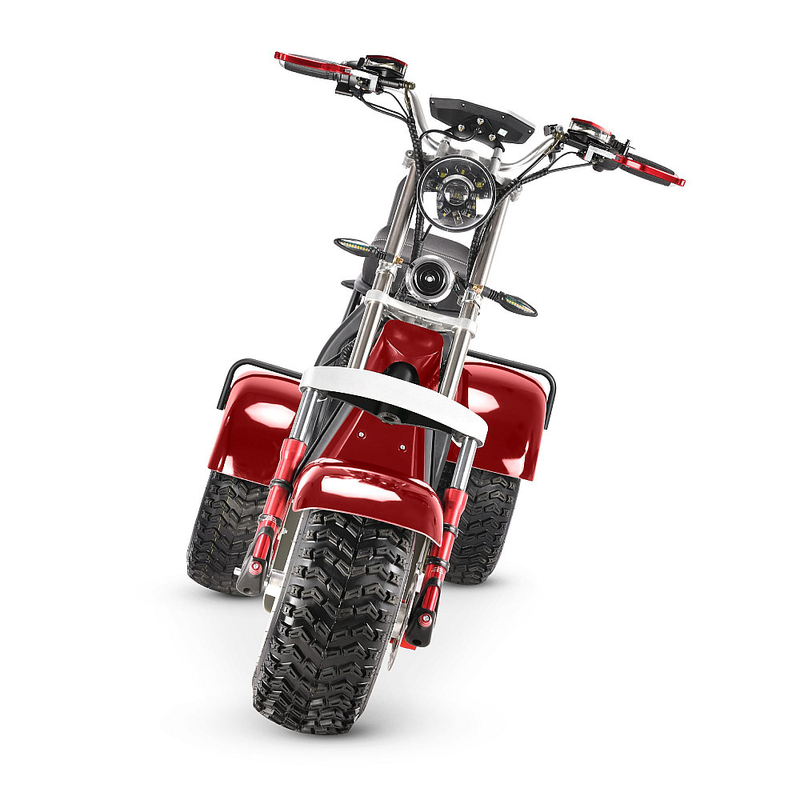 Tricicleta electrica CityCoco Harley RDB TX-08-4 E1 motor 4000W viteza 25km/h autonomie 45km fara permis-Negru