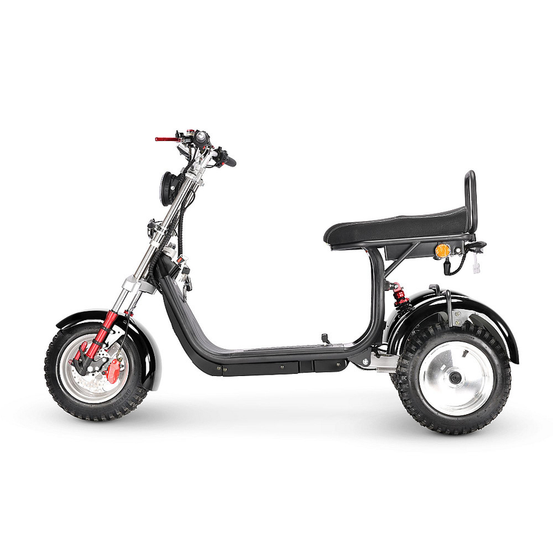 Tricicleta electrica CityCoco Harley RDB TX-08-4 E1 motor 4000W viteza 25km/h autonomie 45km fara permis-Negru