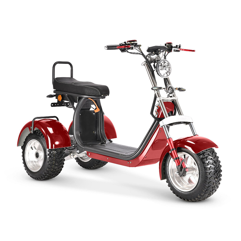 Tricicleta electrica CityCoco Harley RDB TX-08-4 E1 motor 4000W viteza 25km/h autonomie 45km fara permis-Negru