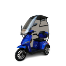 Tricicleta electrica RDB A-klass cu cabina motor 1200W viteza 25km/h autonomie 60km fara permis-Negru