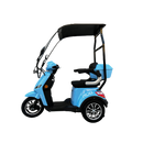 Tricicleta electrica RDB A-klass cu cabina motor 1200W viteza 25km/h autonomie 60km fara permis-Negru