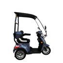 Tricicleta electrica RDB A-klass cu cabina motor 1200W viteza 25km/h autonomie 60km fara permis-Rosu