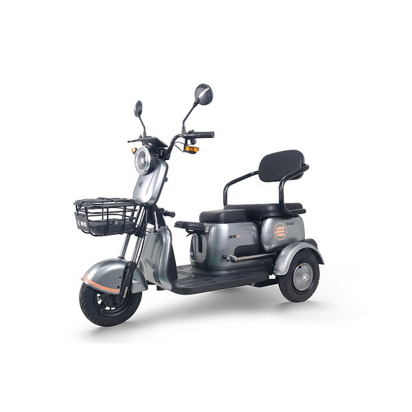 Tricicleta Electrica RDB RABBIT25 putere 1000W viteza 25km/h autonomie 50km fara permis-Gri