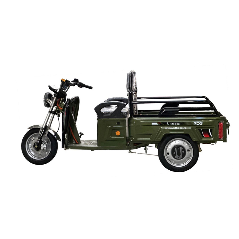 Tricicleta electrica RDB L-Klass 2 motor 1600W viteza 25km/h autonomie 45km fara permis-Rosu