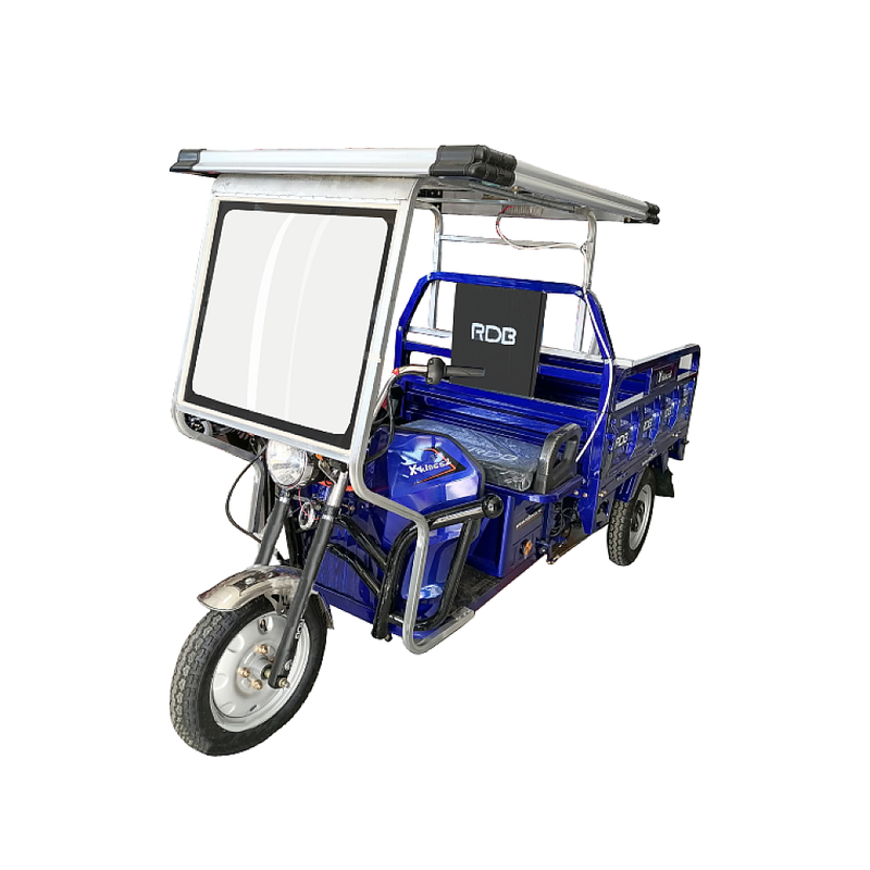 Tricicleta electrica RDB X-Klass 2 cu panou fotovoltaic motor 2000W viteza 25km/h autonomie 45km fara permis