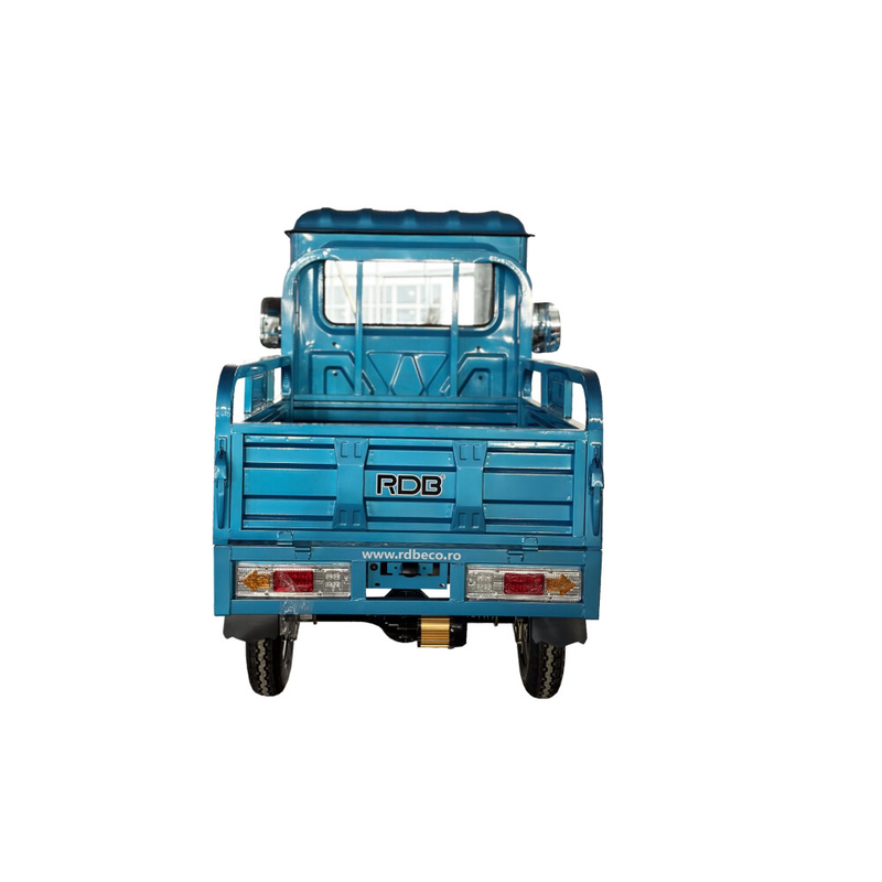 Tricicleta electrica RDB MAX-Klass cu cabina motor 2000W viteza 25km/h autonomie 45km fara permis-Verde