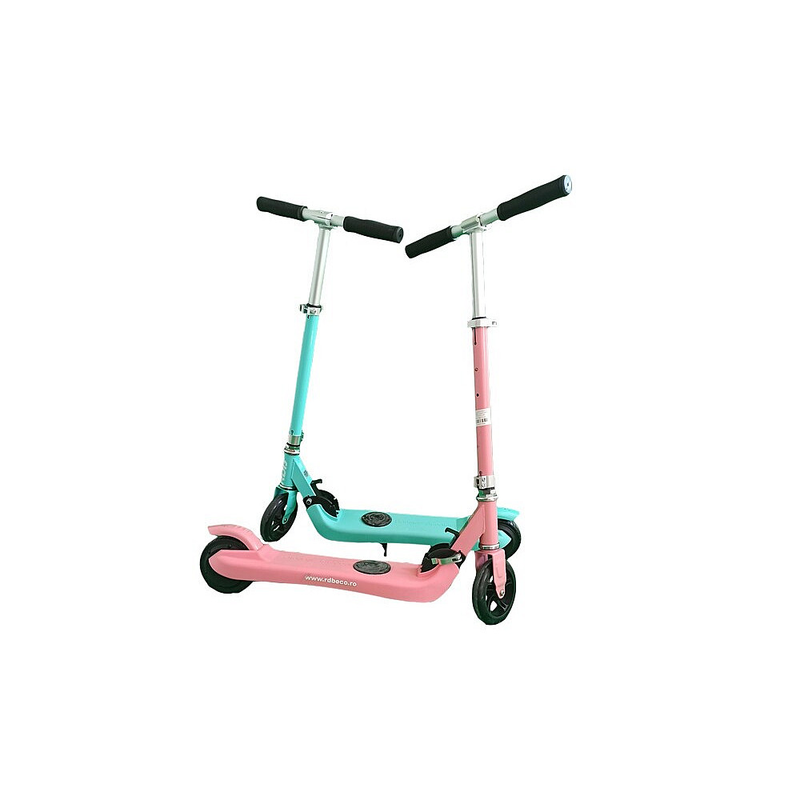 Trotineta electrica RDB-LYS028 KIDS putere 150W viteza 20 km/h autonomie 15 km roti 6.5" pentru copii-Roz
