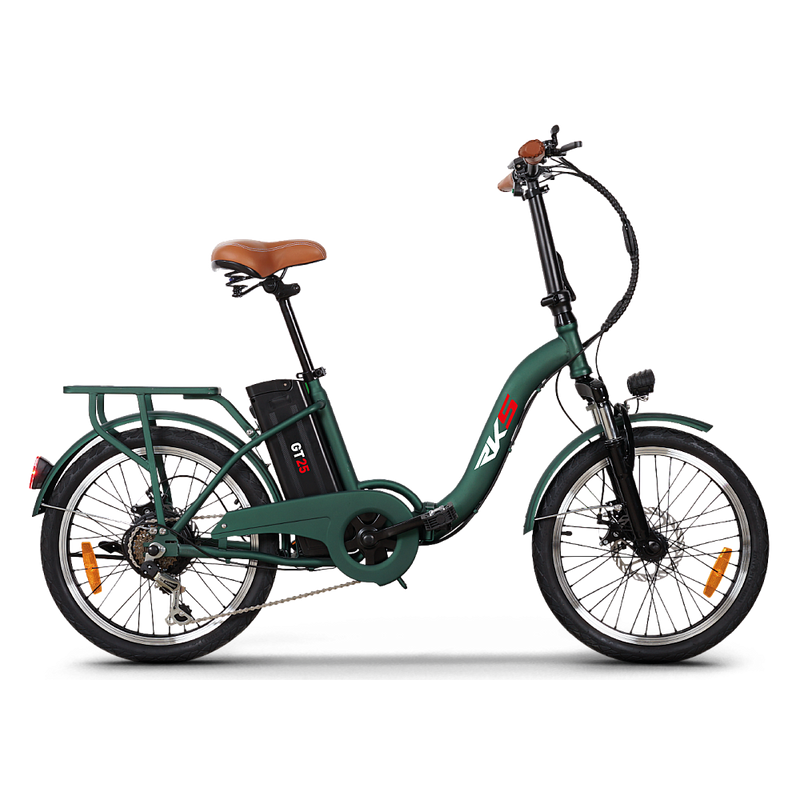 Bicicleta electrica RDB GT-25 putere 250W viteza 25km/h autonomie 35km fara permis-Verde