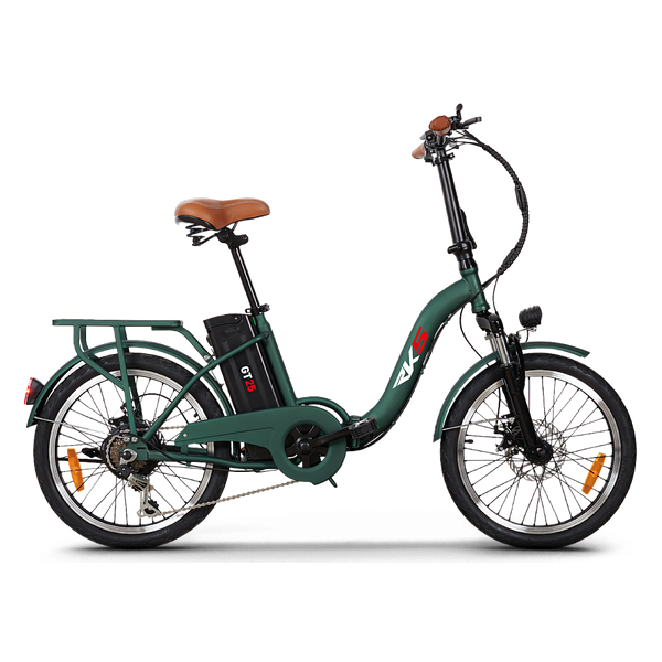 Bicicleta electrica RDB GT-25 putere 250W viteza 25km/h autonomie 35km fara permis-Verde