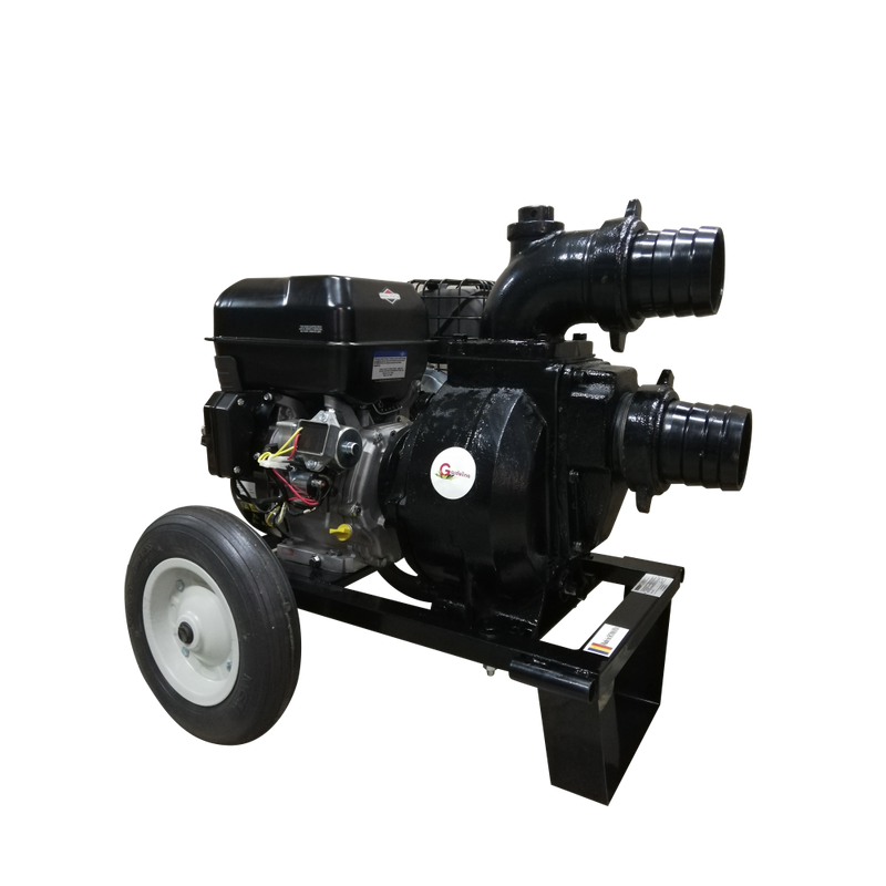 Motopompa de debit Gardelina DWP 420 BS4 X apa murdara motor 14 CP BRIGGS & STRATTON benzina presiune 3 bar debit 129 mc/h adancime aspiratie 8m