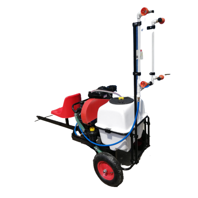 Aparat de stropit Gardelina DVS B100 TRAILER MICRO motor 7 CP Briggs & Stratton benzina rezervor 100 L presiune 40 bar