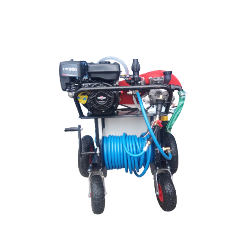 Pulverizator mobil Gardelina DVS 200 motor 7 CP Briggs & Stratton benzina rezervor 200 L presiune 40 bar