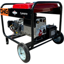 Generator pentru sudura Devax Motors DWG 220 TDC BT motor 13.5 CP benzina Briggs & Stratton 420 cmc rezervor 26L pornire electrica roti manere transport trifazat