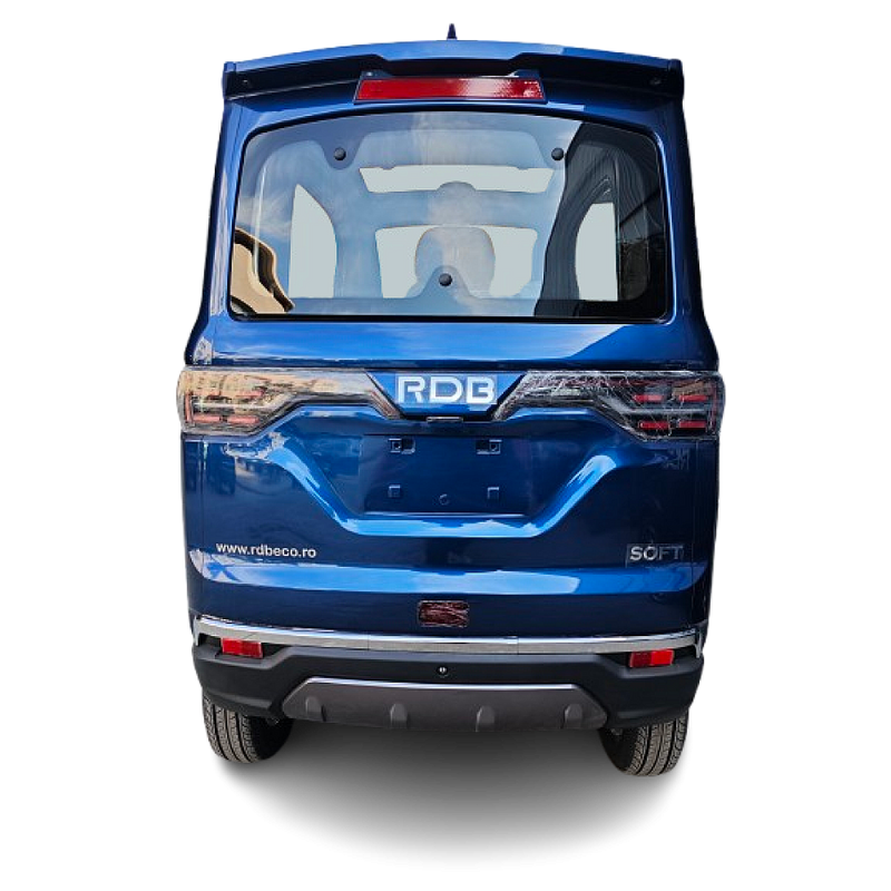 Masina electrica RDB SOFT fara permis 1500W 25 km/h 60V58Ah autonomie 78 km culoare rosu